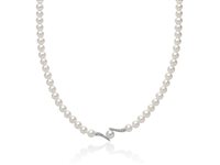 Collana Miluna Donna COLLANE PERLE BOULE E FANTASIA in Oro bianco Perla PCL6278